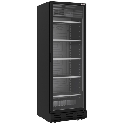 Vitrine ventilée positive 382 litres NOIRE WR-38CS-SB